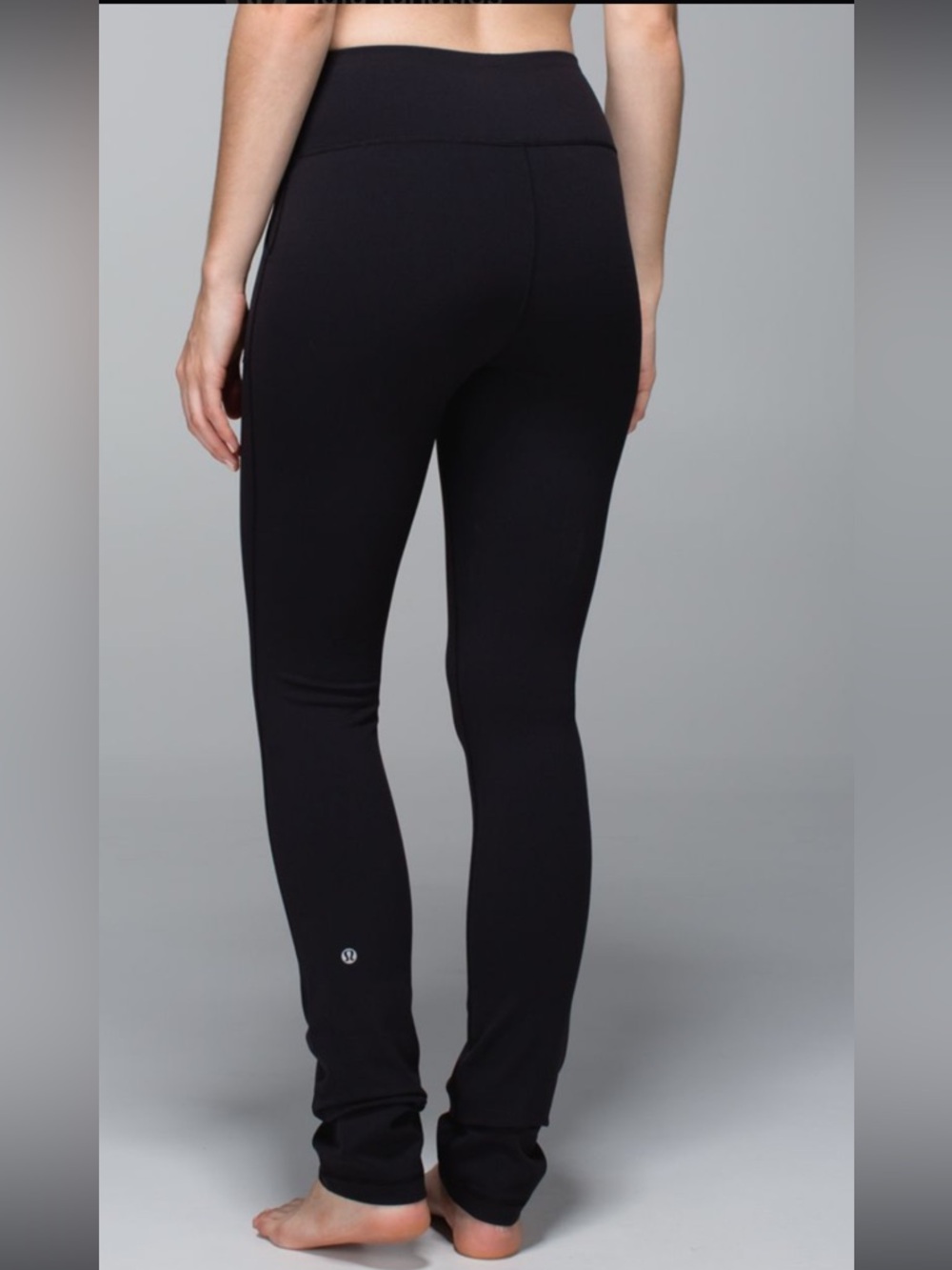 LULULEMON Tall Skinny Wills Black Leggings Pants Adjustable Low to High Rise